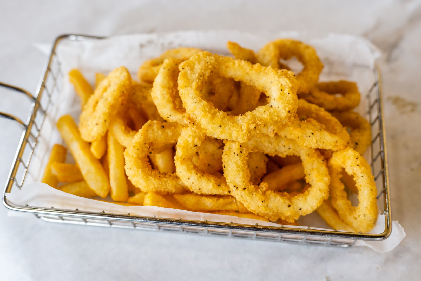 Crispy onion rings