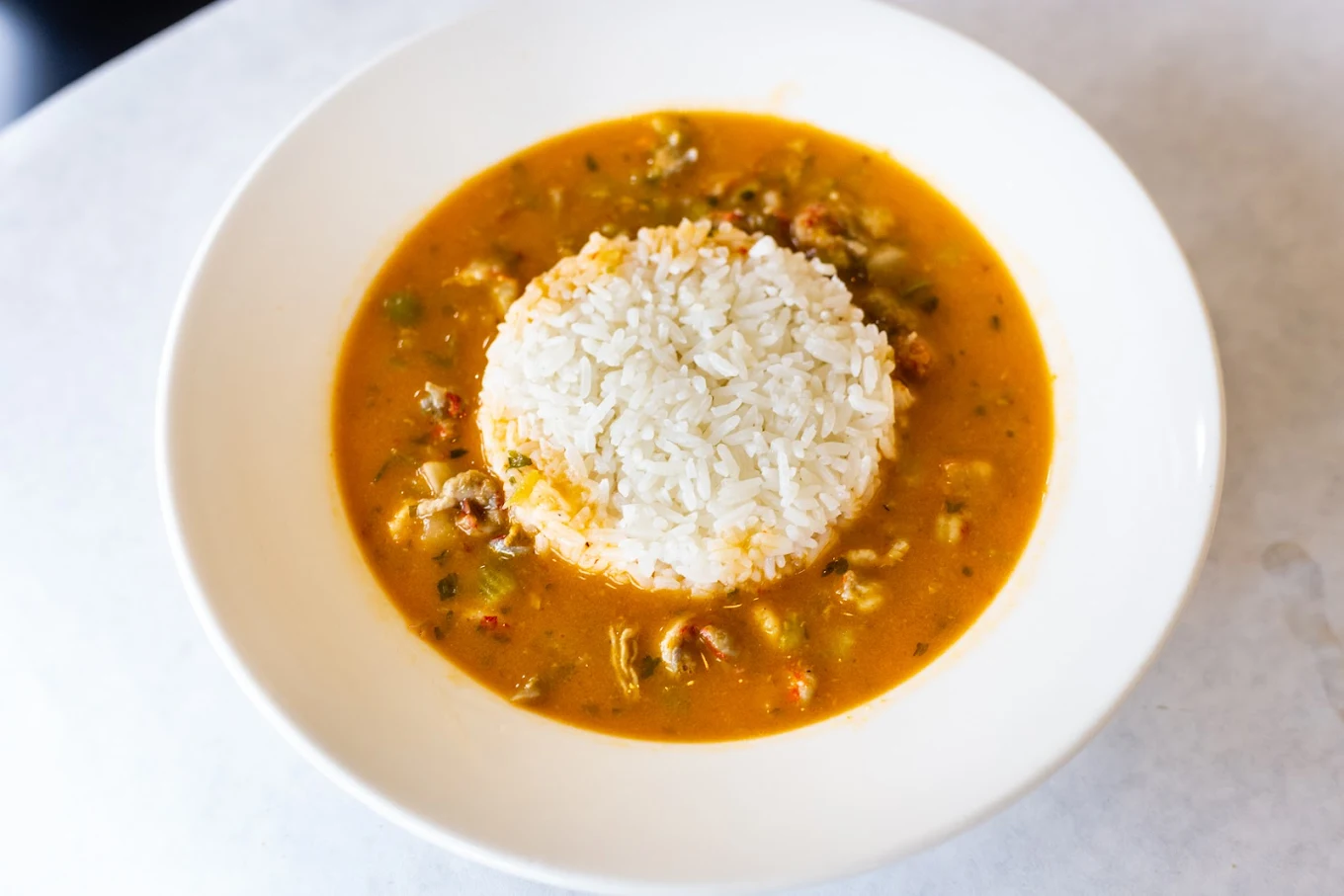 Gumbo and rice