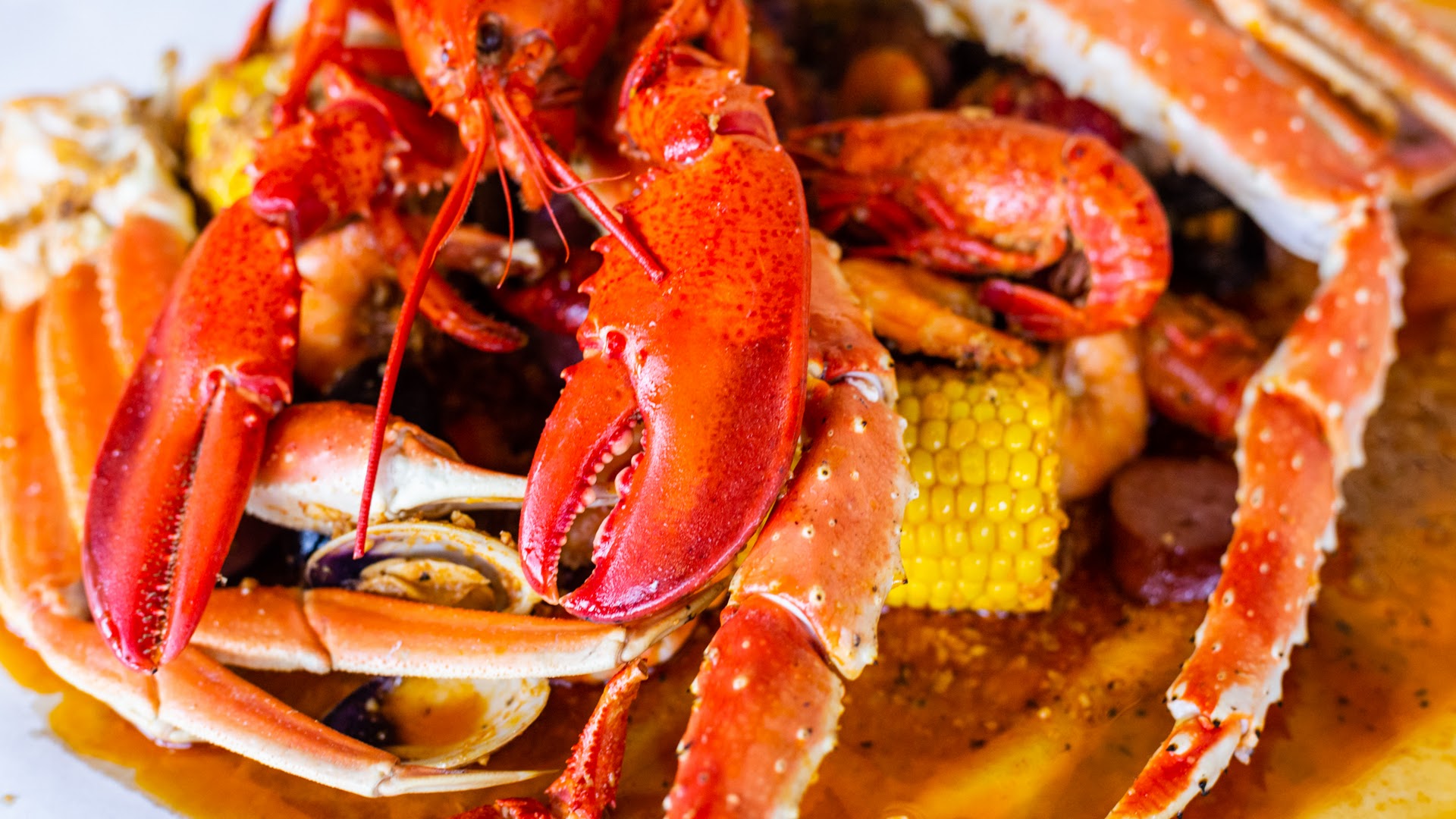 Loaded seafood combo